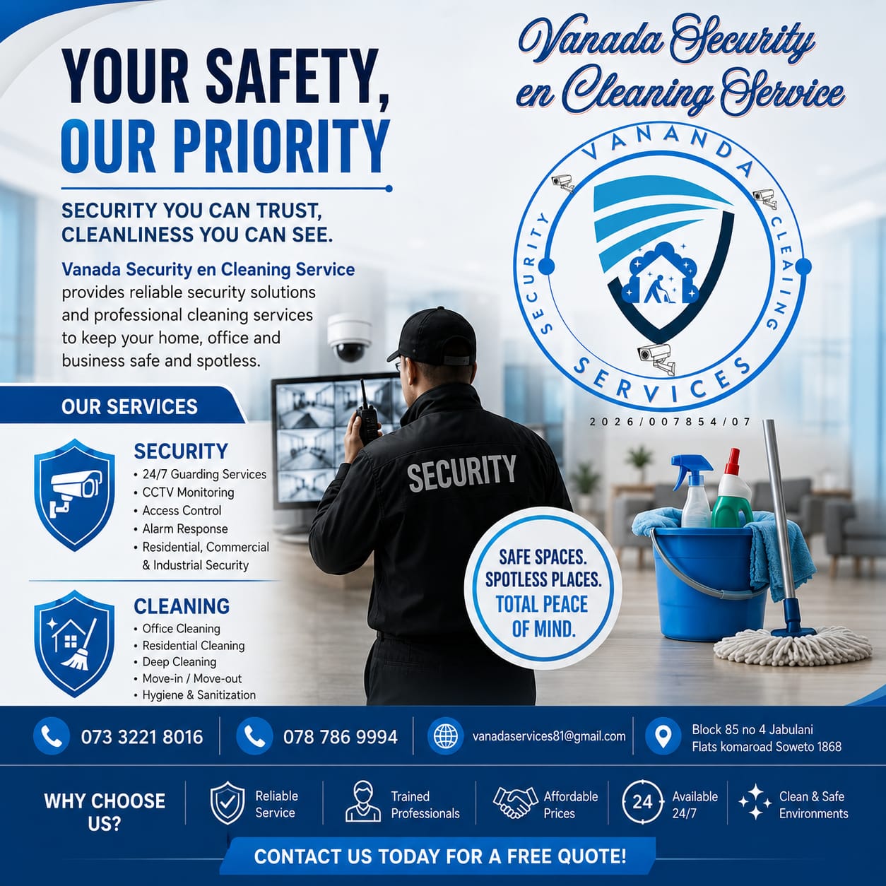 Vananda Security En Cleaning Services