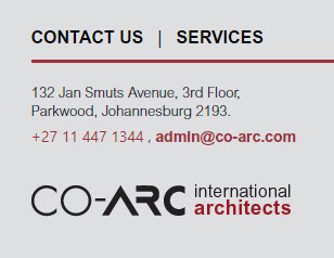 Co-Arc International Architects, Architect in Johannesburg